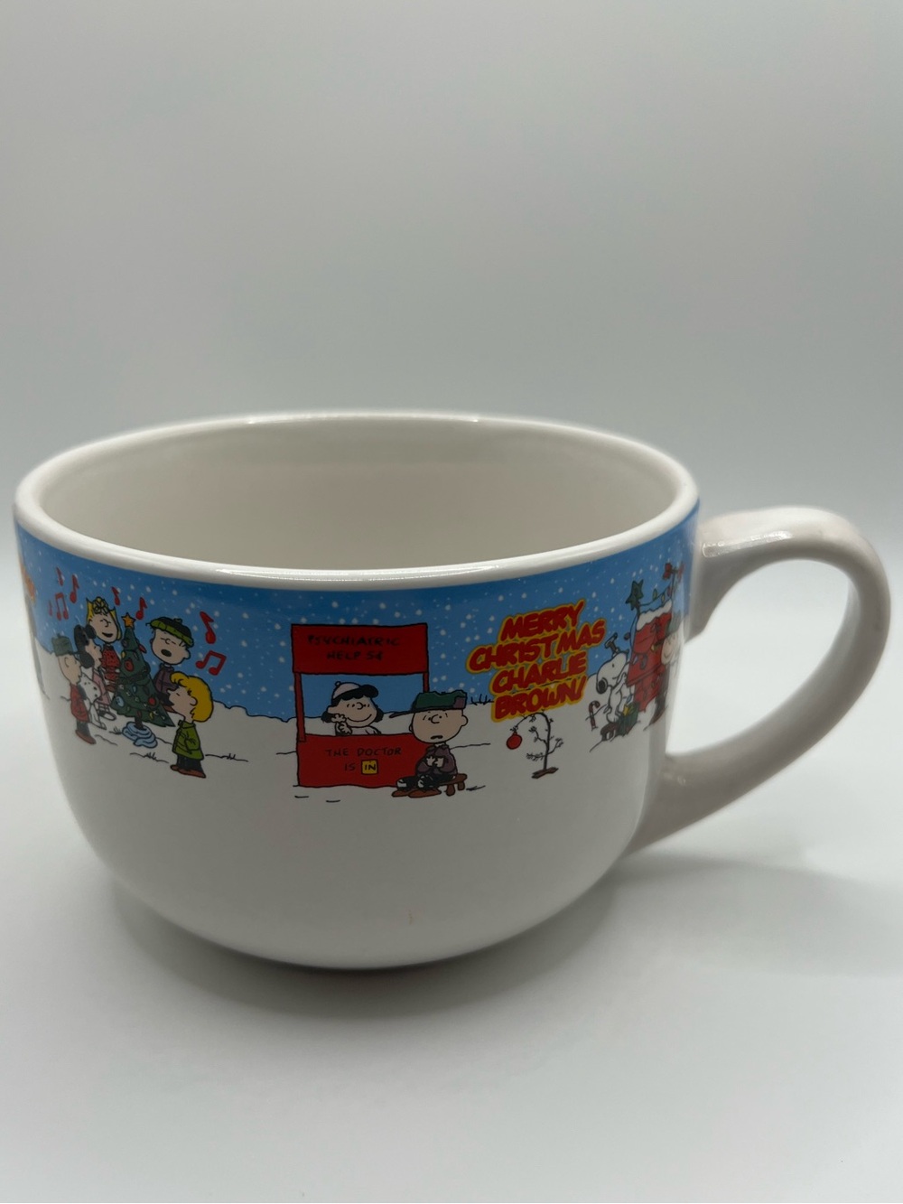 Peanuts Snoopy Charlie Brown Mug Christmas Mug Large